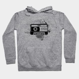 1994s Vintage, 94s Black Cassette Hoodie